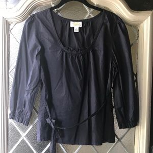 TALBOTS beautiful blue dressy shirt